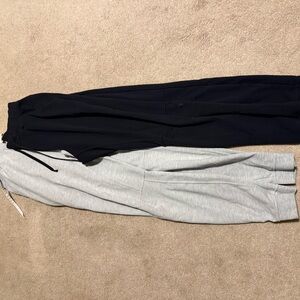 lululemon athletica Black and Gray Sweatpants
